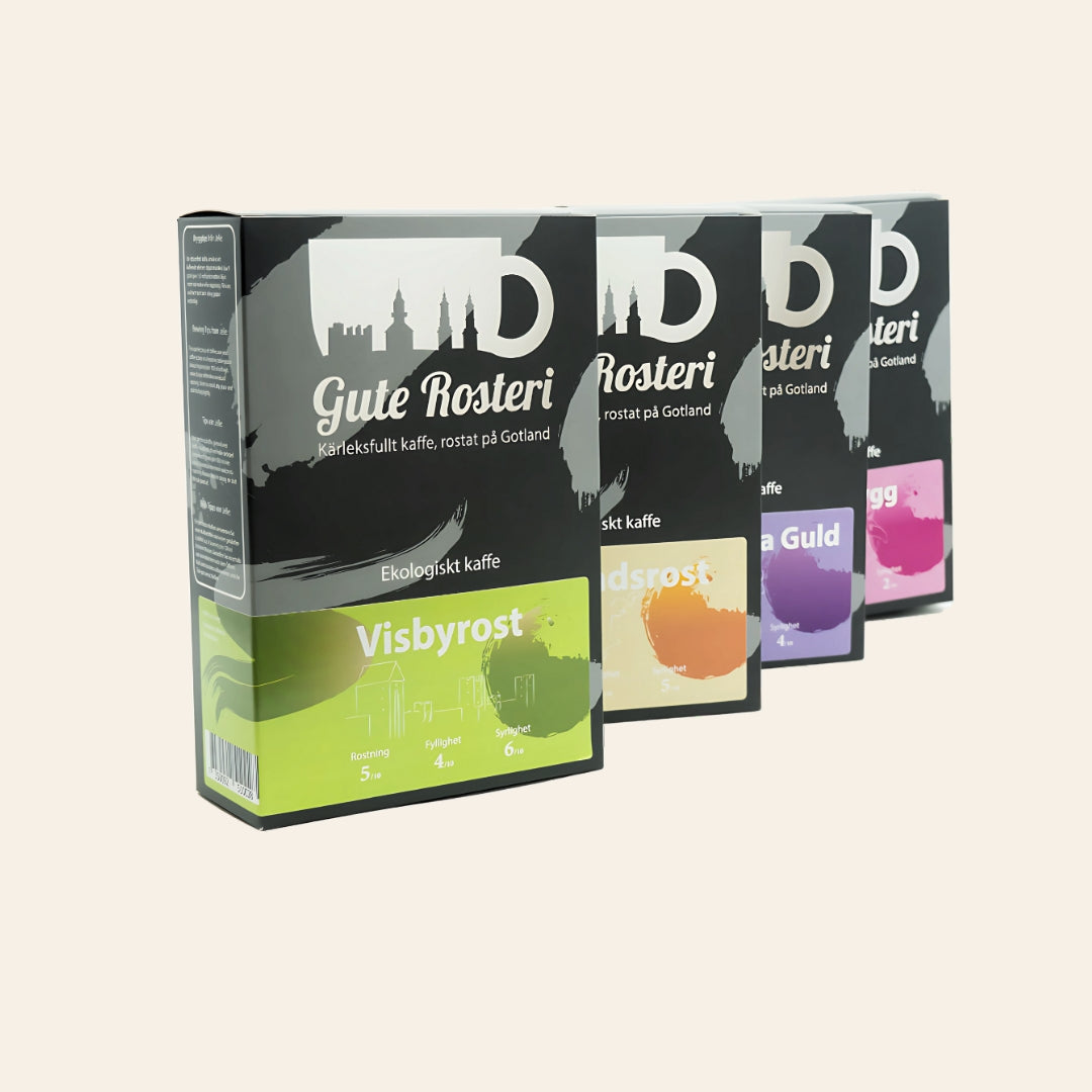 Gutekaffe - en av varje (Hela Bönor) - Gute Rosteri
